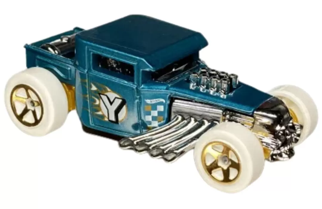 Foto da miniatura Hot Wheels Bone Shaker na cor Azul